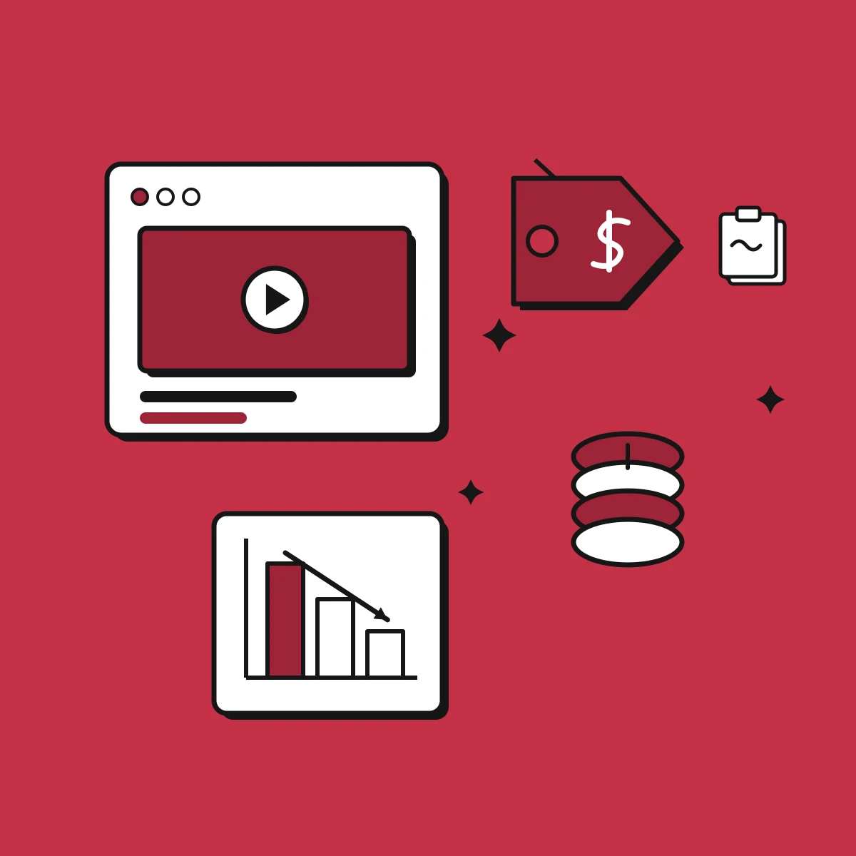 Illustration der Kostentreiber hinter der KI-Videoproduktion